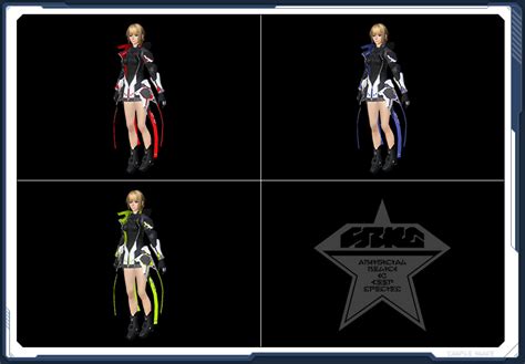 There are three styles can be used, with each style based on the weapon's element. PSO2 JP AC Scratch: Integrate Luster | PSUBlog