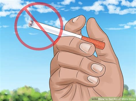 This precisely is the subject of the article. 3 Ways to Get Rid of White Hairs - wikiHow
