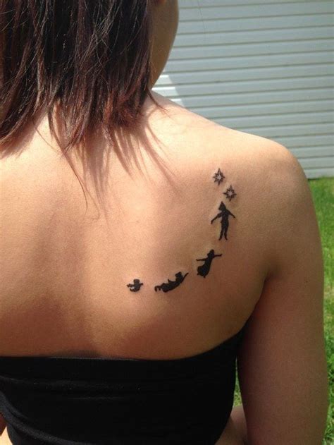 Peter pan tattoo behind ear. 45 Amazing Peter Pan Tattoos | Peter pan tattoo, Tattoo ...