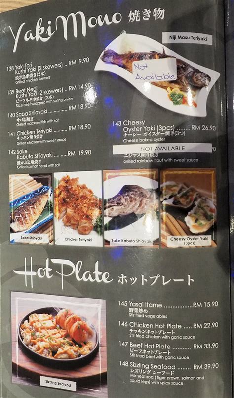 It's terrifying not in the monster sort of way but the price. Aoki-Tei Japanese Restaurant (青木亭放题) at Sunway Nexis, Kota ...