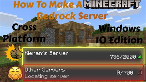 Maybe you would like to learn more about one of these? How to Make a Minecraft Bedrock Server v1.14 [Cross ...