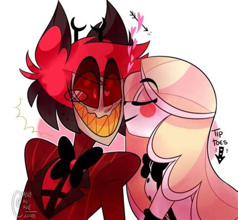 You find out, and curse him back with the same affliction. charlie x alastor | Tumblr | Hotel art, Monster hotel ...