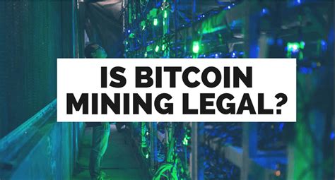 The speed at which you mine bitcoins is measured in hashes per. Is Bitcoin Mining Legal? Learn where you can legally mine ...