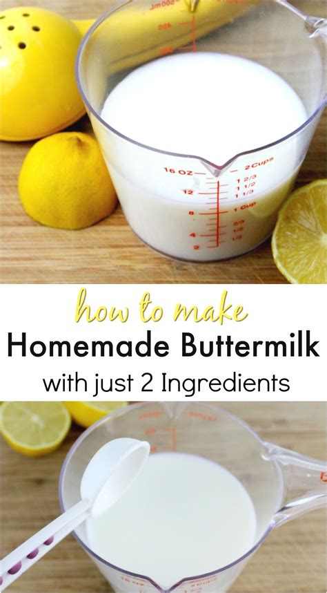 Even though knowing how to make buttermilk is a great trick to have in your back pocket for baking, these homemade versions aren't the same as making cultured buttermilk. Homemade Buttermilk | Recipe | Buttermilk recipes, How to ...