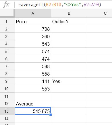 To have text values considered as 0 values, use averagea. How to calculate an average in Google Sheets excluding ...