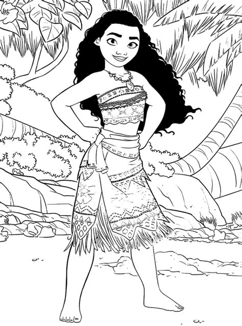 Simple moana coloring page for kids : Top 10 Moana Coloring Pages- Free Printables | Disney ...