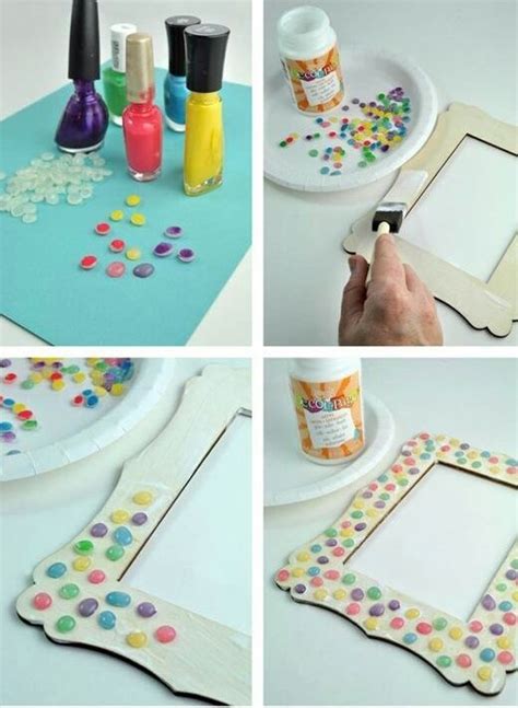 Como decorar piedras piedras pintadas para jardin patrones para pintar piedras dibujos en piedra diseños con piedras cuadros piedras artesanías en manualidades con piedras pintadas más increíbles. Marco de fotos decorado con piedras de colores | Home Manualidades