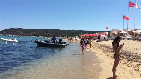 The beach is accessed by heading to the bay of pampelonne and walking to the northern section of pampelonne beach. Saint-Tropez BEACH - Pampelonne - YouTube