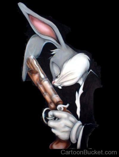 He starred in over 160 theatrical animated short films of the looney tunes and merrie melodies series produced by warner bros. Bugs Bunny As A Gangster