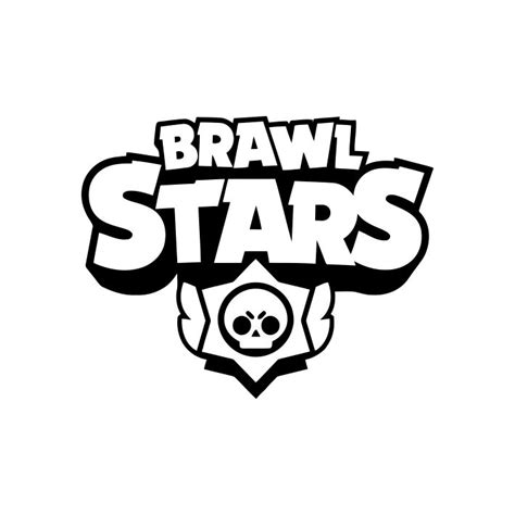 Recreating brawl stars logo as a 3d. Brawl Stars Black and White Logo SVG Free Download | Freebiess