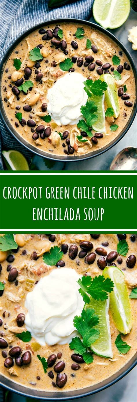 Chelsea messy apron dinner chelseasmessyapron. Crockpot Green Chile Chicken Enchilada Soup | Chelsea's ...