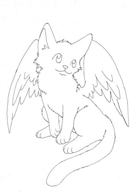 Coloring page with striped cats in the garden. Warriors Cats Coloring Pages - Coloring Home