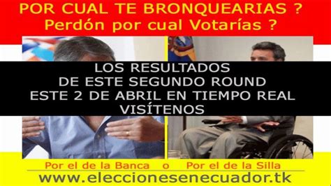 Pasos para consultar lugar de votación en línea. Resultados segunda vuelta Elecciones Ecuador 2017 el 2 de ...