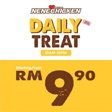 This whole area is sometimes referred to mid valley city.1. Nene Chicken Daily Treat Promotion As Low As RM9.90
