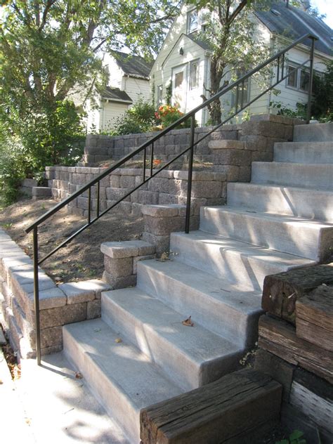 Diy stair railing staircase makeover. Exterior Step Railings | O'Brien Ornamental Iron ...