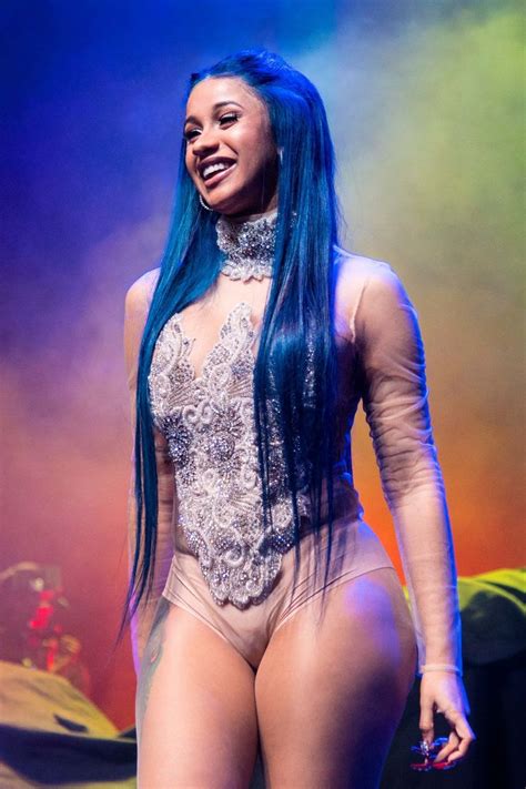 Ponytail hair extension protective look. Cardi B's Most Extreme Hair Transformations, From a Choppy ...