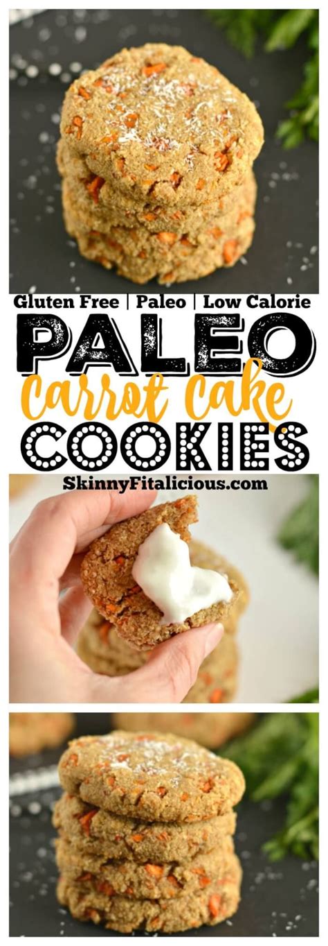 Easy to make, quick and delicious. These decadent Paleo Carrot Cake Cookies taste like carrot ...