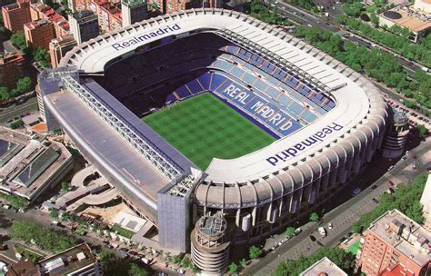 Panoramic view of the stadium. Stadion Real Madrid - Estadio Santiago Bernabeu