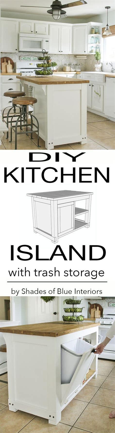 The installation costs for this kind of island skyrocket due to the addition of plumbing. 25 Gorgeous DIY Kitchen Islands to Make Your Kitchen Run ...