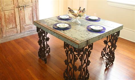 Here are some things to consider, when selecting the wrought iron table base for your dining room or kitchen. Hand Made New Orleans Dining Room Table Made From ...