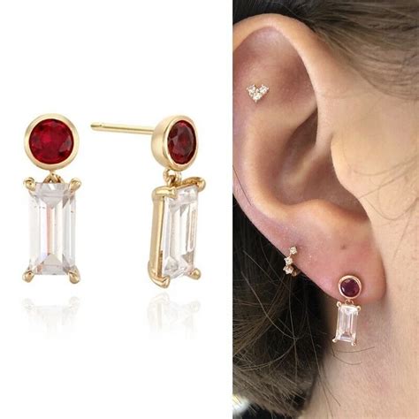 (i looked up some acrylics tutorials and they all used something called burnt umber, together i'm primarily looking for fair skin (very light or caucasian). AGATHA SHINING Colored Red Earrings 2321860S_136 with ...