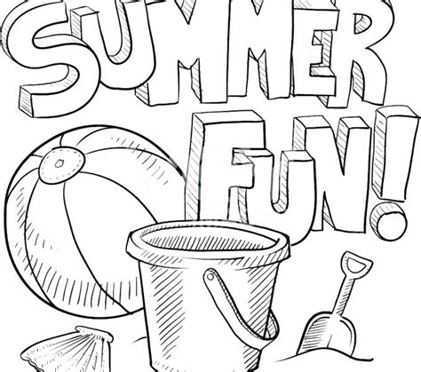 Download printable coloring pages summer and use any clip art,coloring,png graphics in. Summer Coloring Pages For Kids at GetColorings.com | Free ...