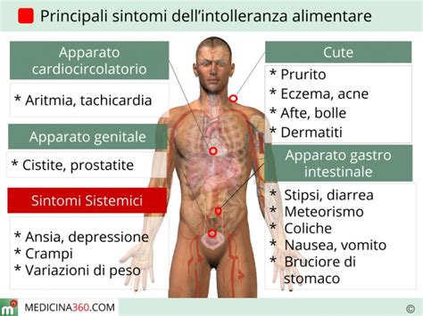 L'intolleranza alimentare è detta anche ipersensibilità alimentare e si riferisce alla difficoltà che taluni hanno nel digerire alcuni i sintomi di intolleranza alimentare impiegano più tempo per manifestarsi rispetto ai sintomi tipici delle allergie; Intolleranze alimentari sintomi