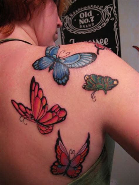 More charming butterfly tattoo designs. Lower Back Butterfly Tattoos Designs