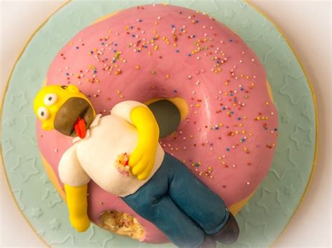 Homer simpson cake / kuchen diese motivtorte eignet sich als geschenk für jeden simpsons fan. Simpsons Torte | Motivtorte, Motivtorten, Kuchen