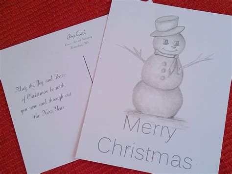 Christmas Postcard Set Christmas Snowman Postcard Set | Etsy | Postcard, Christmas postcard ...