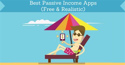 There are many survey sites that have their own app. 9 Best Passive Income Apps in 2020 (Free & Realistic)