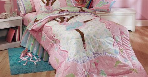 Twin bedding is great in a guest room. black ballerina | BARBIE Ethnic Dreamtime Ballerina - BED ...