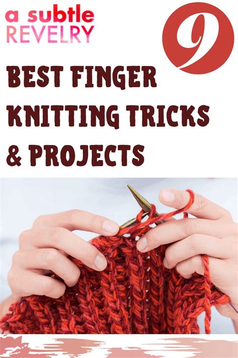 Learn how to knit with free knitting videos! 9 Best Finger Knitting Tricks & Projects | Finger knitting ...