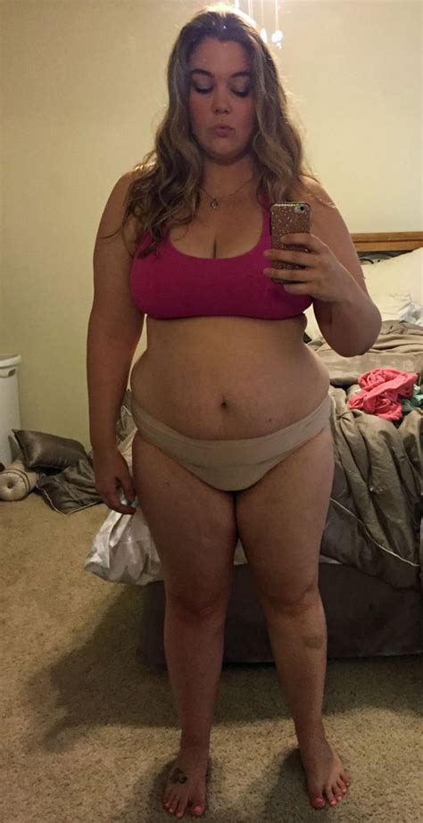 Wife in pink lingerie shared. A Selfie a Day Helped Mum Lose 9 Stone in a Year - Off ...