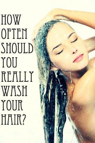 You need to wash away any buildup, oils, products, and dirt. How Often Should You REALLY Wash Your Hair? | Latest ...