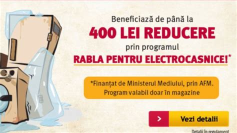 Românii care doresc să scape de electrocasnicele şi electronicele vechi din casă pentru. Rabla Electrocasnice 2020 Altex : Altex È™i Ecotic DemareazÄƒ Rabla Pentru Electrocasnice ...