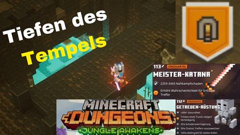 This page covers all relevant. GEHEIM Level Tiefen des TEmpels | Minecraft Dungeons ...