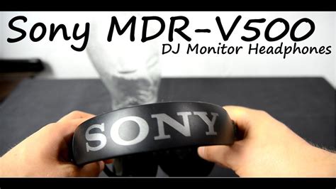 It though could be, that more headphones are. Sony MDR-V500 Dj headphones SPL dB sound test + quick ...