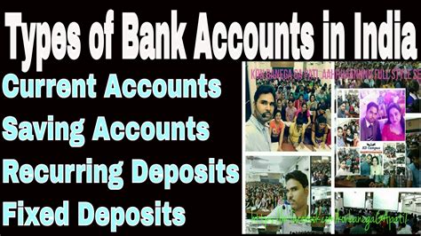 For the development of your payment and securities transactions. Types of Bank Accounts in India Part 1 भारत में बैंक खातों ...