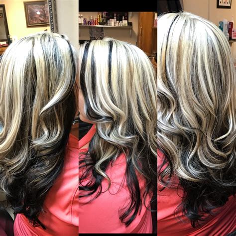 Black and blonde | Dyed blonde hair, Blonde brown hair color, Hair