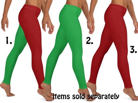 Please click to find body measurement information. Elf Athletic Yoga Leggings Women Christmas Running Costume ...