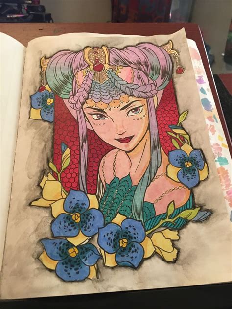 I usually don't color my drawings because i'm afraid to mess them up any kind of info. Pin by Jennifer Patton on Finished coloring pages ...