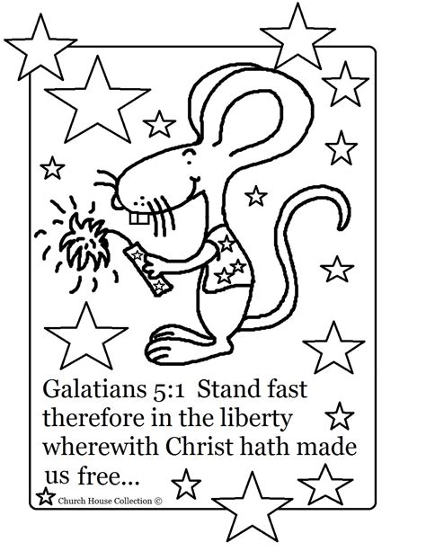 Just as a body, though one, has many parts, but all its many parts form one body, so it is with christ. Church House Collection Blog: Fourth of July Coloring ...