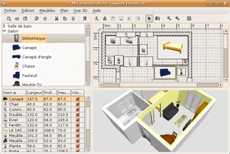 Sweet home 3d lets you also import libraries of 3d models stored in sh3f files. Download Sweet Home 3D Linux 5.0