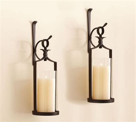 Shop our expertly crafted home decor products, furniture, lighting and more. Artisanal Wall-Mount Candle Holder | Pottery Barn | Wall ...