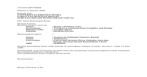 Lanta, 31 oktober 1991 demikian surat pernyataan ini dibuat dalam keadaan sadar dan tidak ada tekanan dari pihak lain untuk dipergunakan sebagaimana mestinya. Contoh Surat Penerimaan Magang Dari Perusahaan - Contoh ...