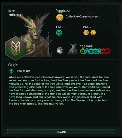 The perfect Origin for these plantiods! : Stellaris