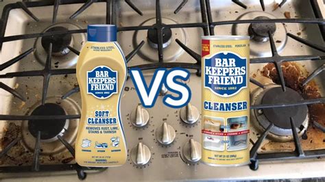 Tough enough to tackle a greasy grill grate, yet gentle enough to use on glass, bkf cleanser is the product you can trust to get the job done. Barkeeper's Friend | Cleaning a Stove | Powder or Liquid ...