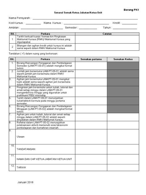 100%(1)100% found this document useful (1 vote). borang PK 1