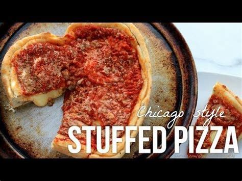 Yesterday, we were excited to. Heart Shaped Chicago Style Stuffed Pizza!! - YouTube ...